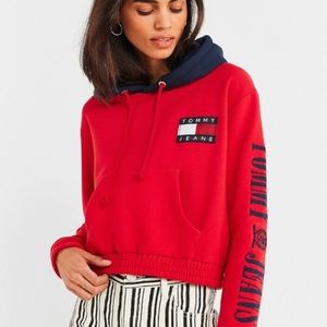 Tommy Hilfiger 90’s Contrast Cropped Hoodie